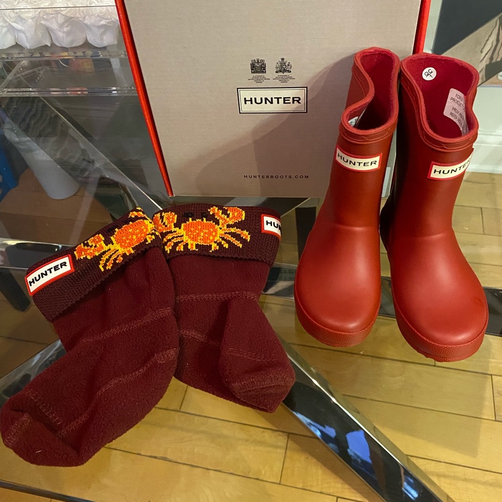 Unisex kids Hunter Rain Boots